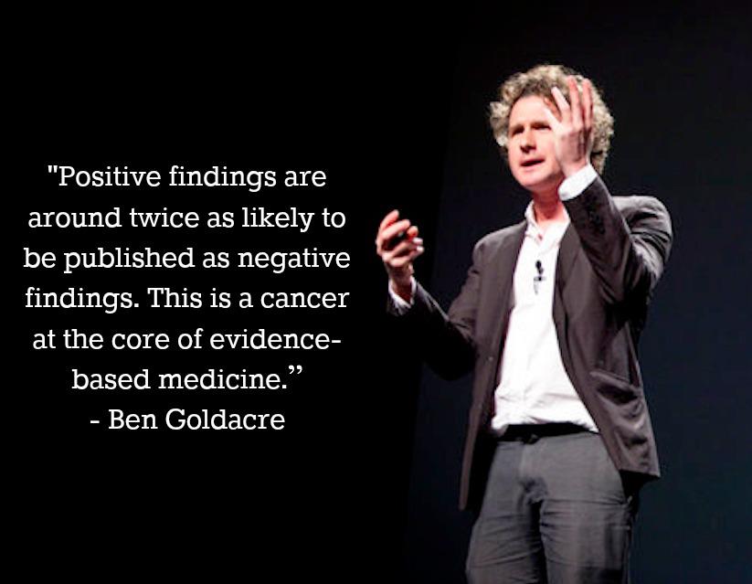 Ben Goldacre, onderzoeksmanipulatie